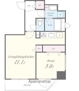 PINE WELL’S【7階】の間取り
