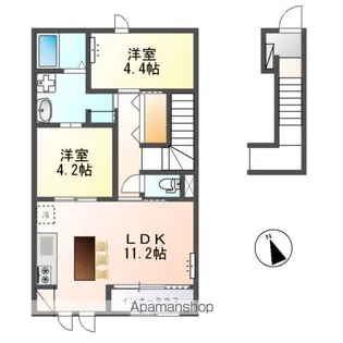 エスペランサ【2階】の間取り