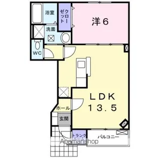 ベル・コリーヌ壱番館【1階】の間取り