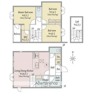 WINDSOR COURT【1階】の間取り