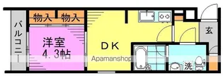PREMIUM CUBE 東高円寺【3階】の間取り