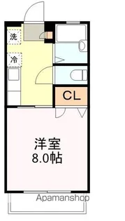 プリヴェール葵【205号室】の間取り