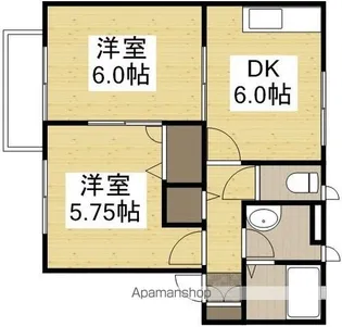ASDコーポ11【2階】の間取り