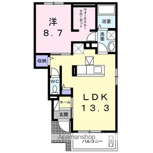 リオコリーナ【1階】の間取り