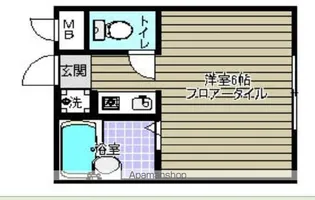 ピュア四谷【3階】の間取り