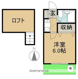 コーポベルウッドⅠ【103号室】の間取り