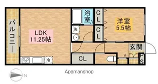 AUBERGE NAGOYA【202号室号室】の間取り