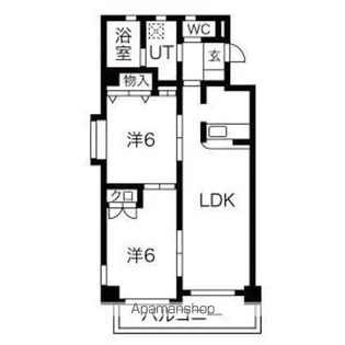 ガウディ田酉【2階】の間取り