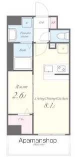 MAHORA天神【5階】の間取り