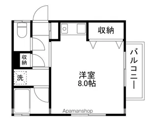 メゾン岩佐【2階】の間取り