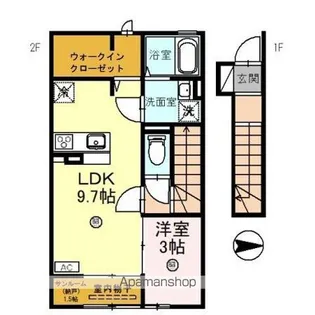 キキョウK.TツバキK.T キキョウK.T【2階】の間取り