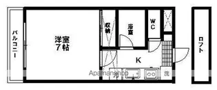 サンシャイン国見【1階】の間取り