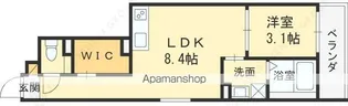 S−MOVE大阪鶴見【2階】の間取り