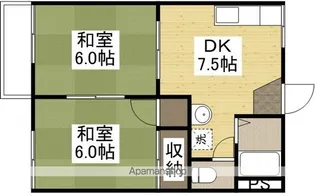 メゾンエレガンス【1階】の間取り