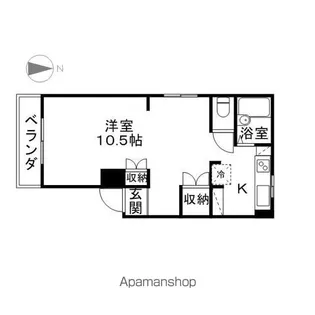 フラット御器所【1階】の間取り