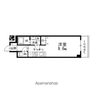 シーム・ドエル筒井【4階】の間取り