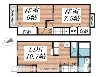 BLOOM彩【1階】の間取り