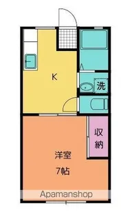 サンハイツ川口A【205号室】の間取り