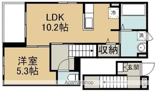 ポエラバ 1【2階】の間取り