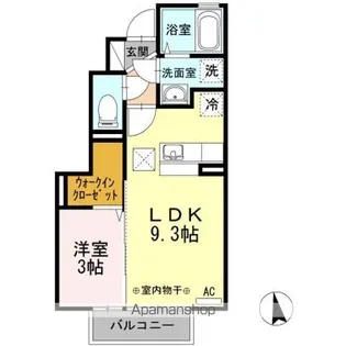 ハイネス城下【1階】の間取り