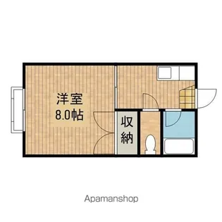 ルミネ加賀野【101号室】の間取り