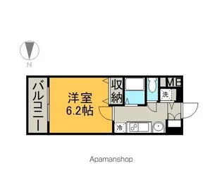 プレサンス名古屋城前ラバンカ【2階】の間取り