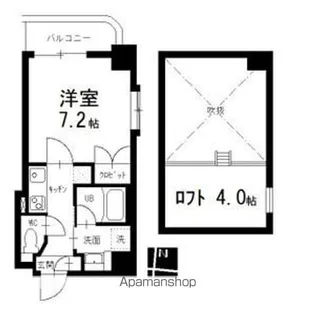 タウンライフ名駅【7階】の間取り