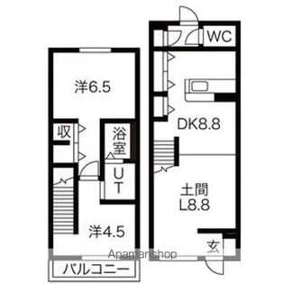 ブロードⅡ【1階】の間取り