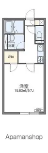 レオパレスオークヒルズ【204号室】の間取り