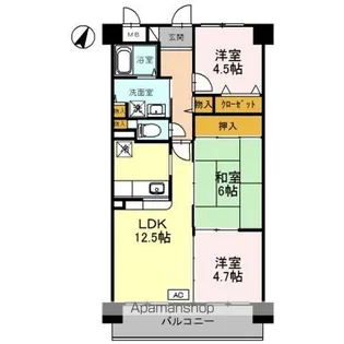 ロン・ラヴィーヌ【2階】の間取り