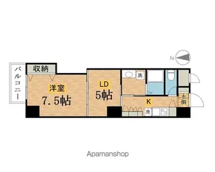 (仮)三崎町プロジェクト【403号室】の間取り