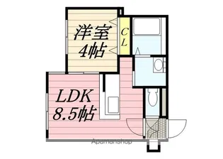PRIME COURT麻生中央(プライムコート麻生中央)【3階】の間取り