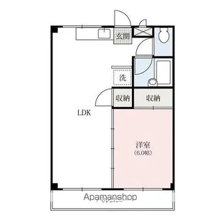 エクセルマンション【2階】の間取り