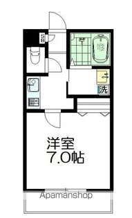 メゾンクリスタル壱番館【308号室】の間取り