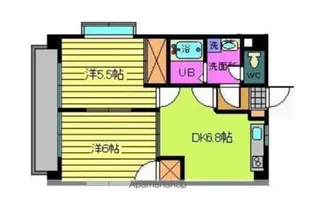 第98杉フラット【3階】の間取り
