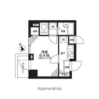 BELLEVIAGE SHINJUKU【4階】の間取り