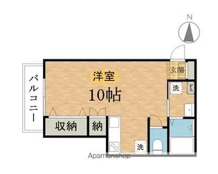 グランコート高尾町【202号室】の間取り