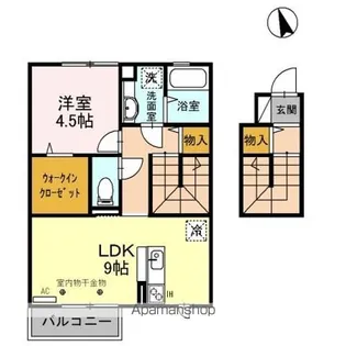 ファミィーユ K【2階】の間取り