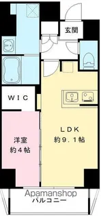 グランパークコート【301号室号室】の間取り