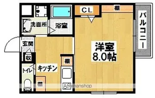 エヌエムサンカンテトワ【1階】の間取り