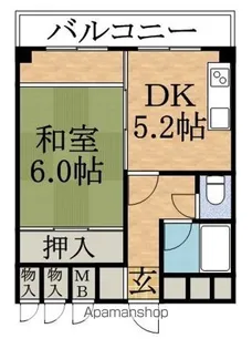 アルファスクエア北13条【804号室】の間取り