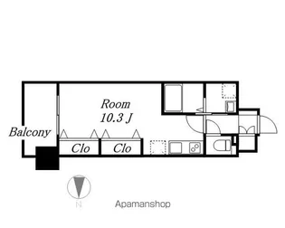 LIBERTA CARINO(リベルタ カリーノ)【805号室】の間取り