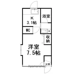 コーポLグランド【1階】の間取り