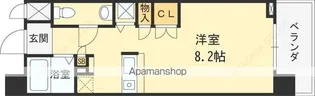 エスリード御堂筋梅田【5階】の間取り