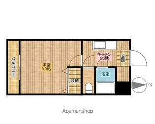 エザンス【1階】の間取り