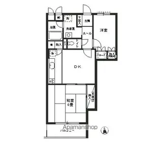 百花園パーク・ファミリア【5階】の間取り