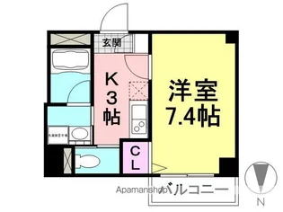 リエス尼崎東【904号室】の間取り