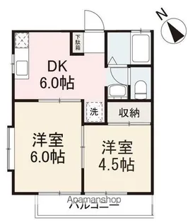 Tメーゾン【2階】の間取り