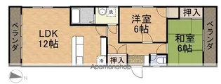 東京都昭島市中神町2丁目【マンション】の間取り