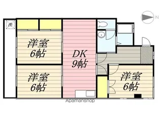 パークサイド宮東【4階】の間取り